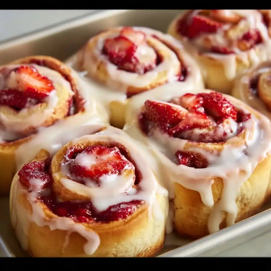 Strawberry Cheesecake Cinnabon Rolls Recipe