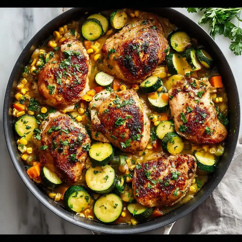 icken with Fresh Zucchini and Sweet Corn Recipe - Recipe Image