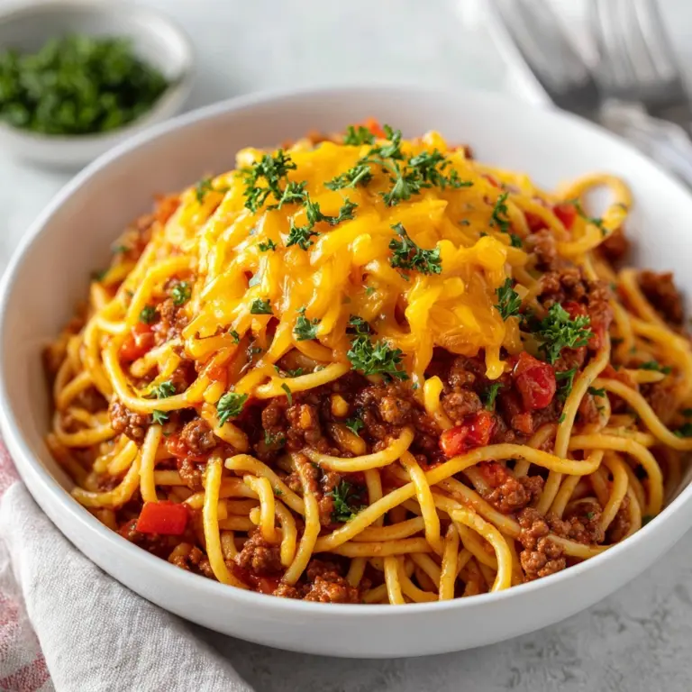 Taco Spaghetti To Die For Recipe