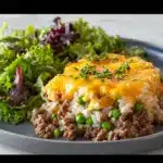 Cheesy Ground Beef Rice Casserole Recipe