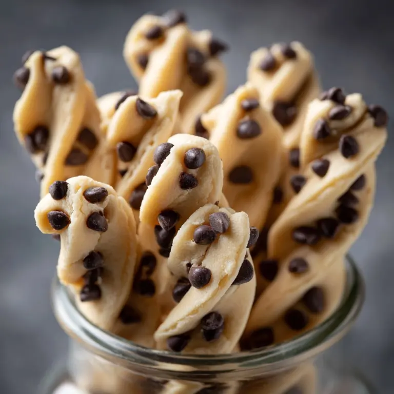 Chocolate Chip Cookie Dough Twists Recipe