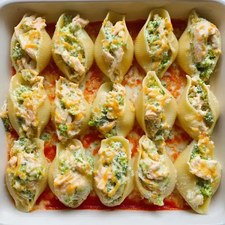 Chicken Alfredo Stuffed Shells Recipe
