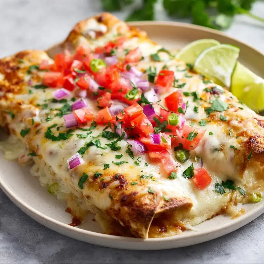 Creamy White Chicken Enchiladas Recipe - Recipe Image