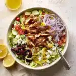 Mediterranean Salad with Chicken Recipe