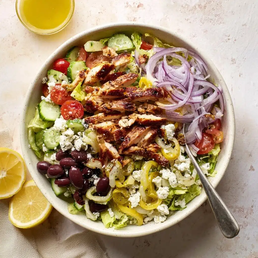 Mediterranean Salad with Chicken Recipe