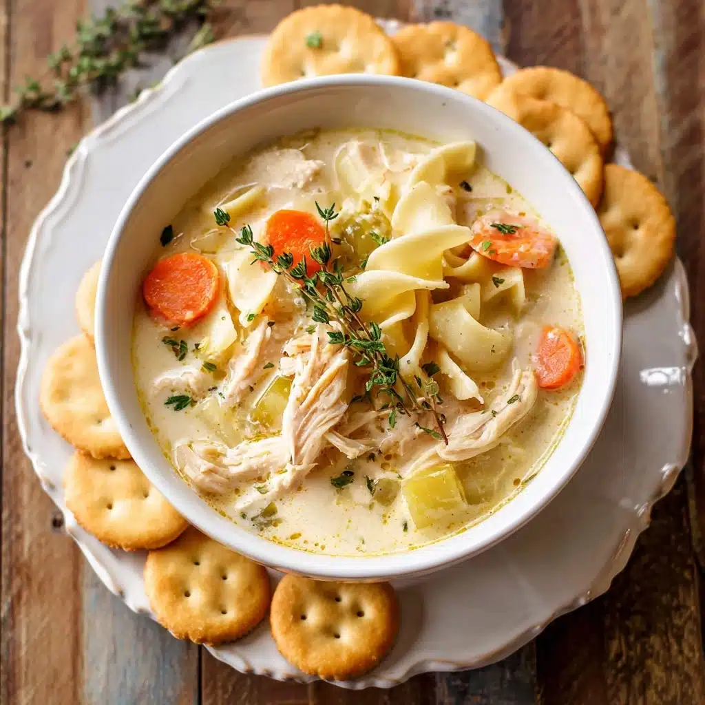 Creamy Chicken Noodle Soup Recipe