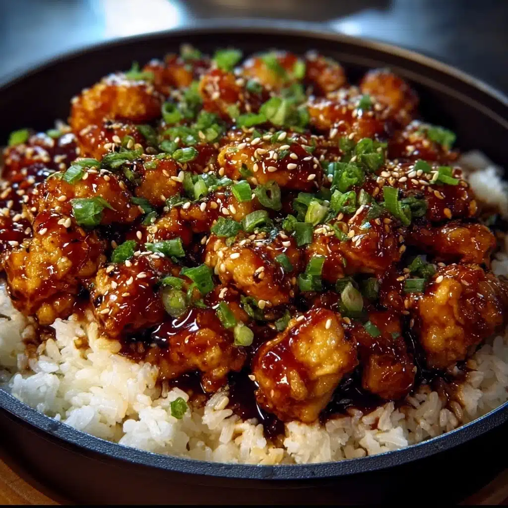 Honey BBQ Chicken Rice Recipe - Recipe Image