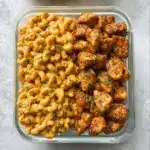 High Protein Honey Garlic Butter Chicken with Mac & Cheese Recipe