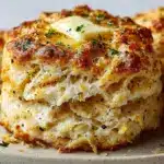Crab Stuffed Cheddar Bay Biscuits with Lemon Butter Recipe