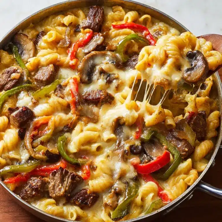 Philly Cheesesteak Pasta Recipe