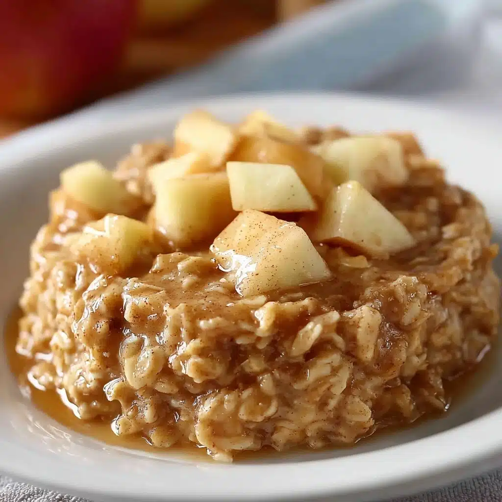 Amish-Style Apple and Cinnamon Baked Oatmeal Recipe - Recipe Image