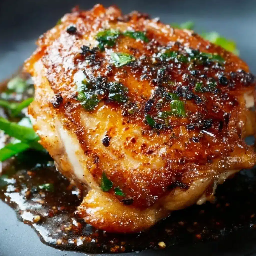 Garlic Butter Baked Chicken Thighs Recipe