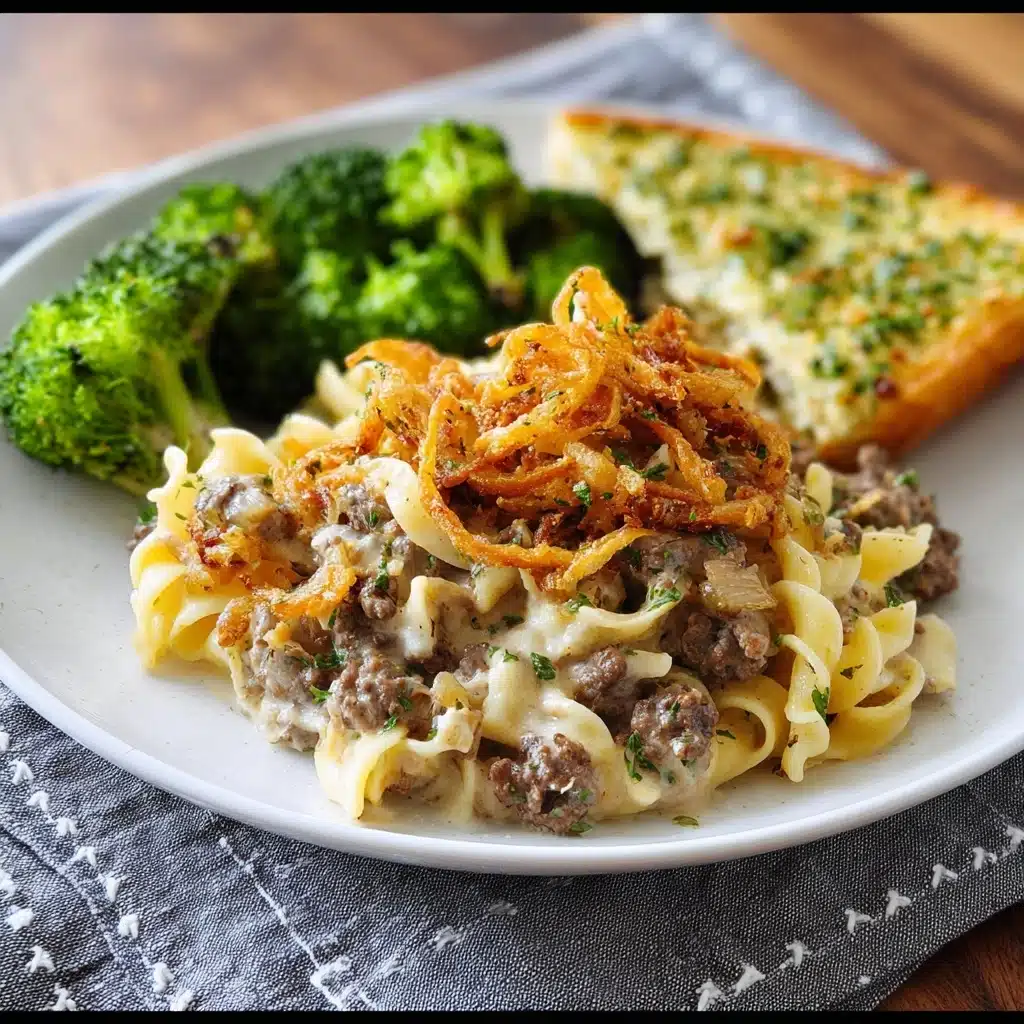 French Onion Beef Casserole Recipe - Recipe Image
