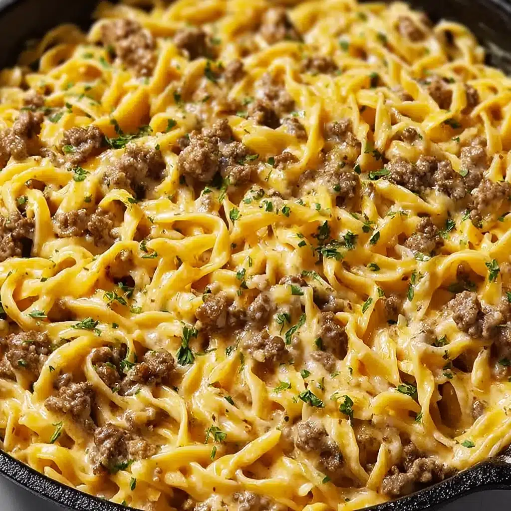 Beef and Garlic Butter Pasta recipe - Recipe Image