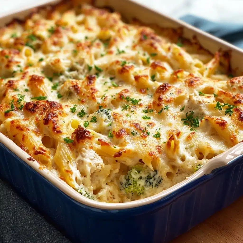 Irresistible Chicken and Broccoli Alfredo Bake Recipe - Recipe Image