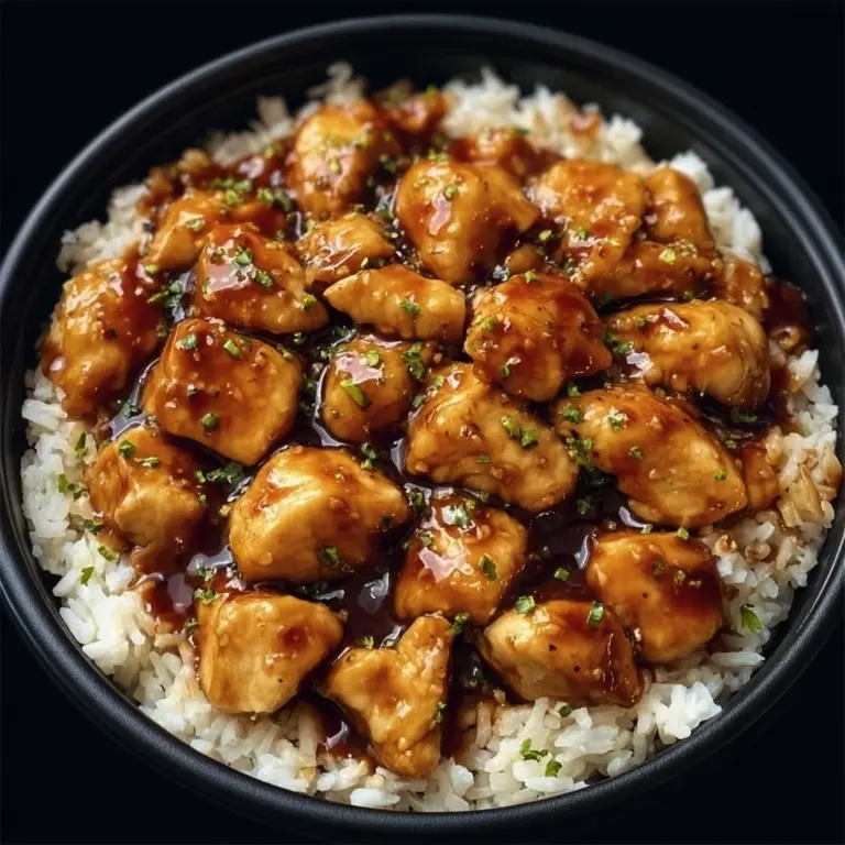 Honey BBQ Chicken Rice Recipe