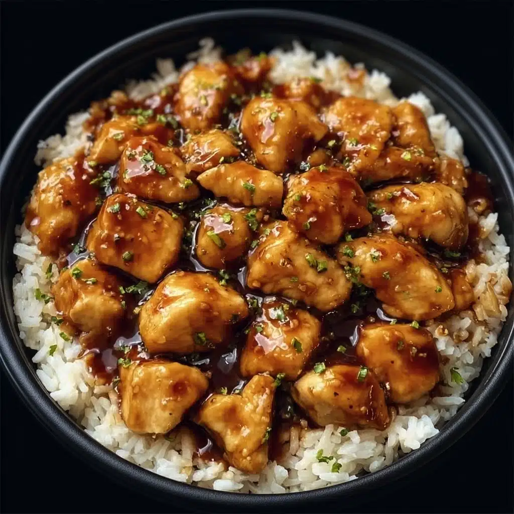 Honey BBQ Chicken Rice Recipe