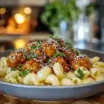 Irresistible Spicy Honey Pepper Chicken with Mac and Cheese Recipe