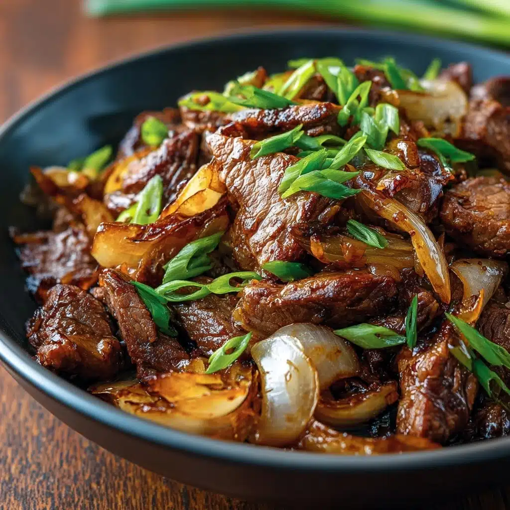 Chinese Beef and Onion Stir Fry Recipe - Recipe Image