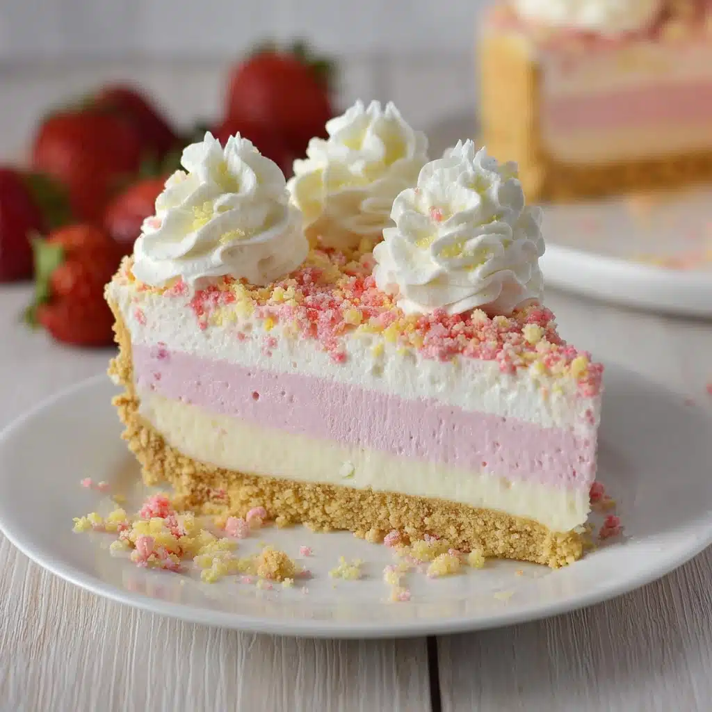 Strawberry Crunch Cheesecake Recipe - Recipe Image