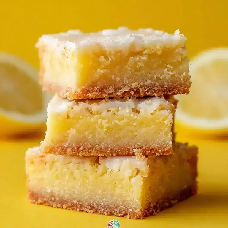 Lemon Brownies Recipe