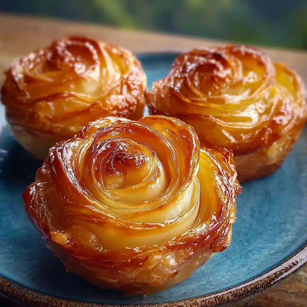 Peach Pie Cruffins Recipe - Recipe Image