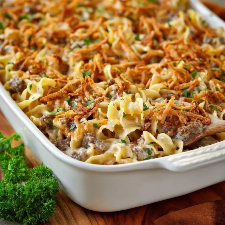 French Onion Beef Casserole Recipe