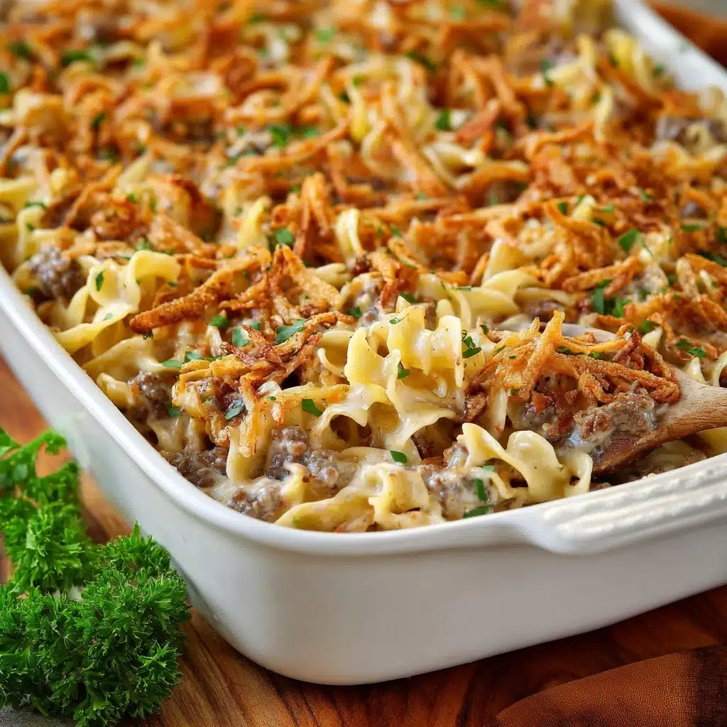 French Onion Beef Casserole Recipe - Recipe Image