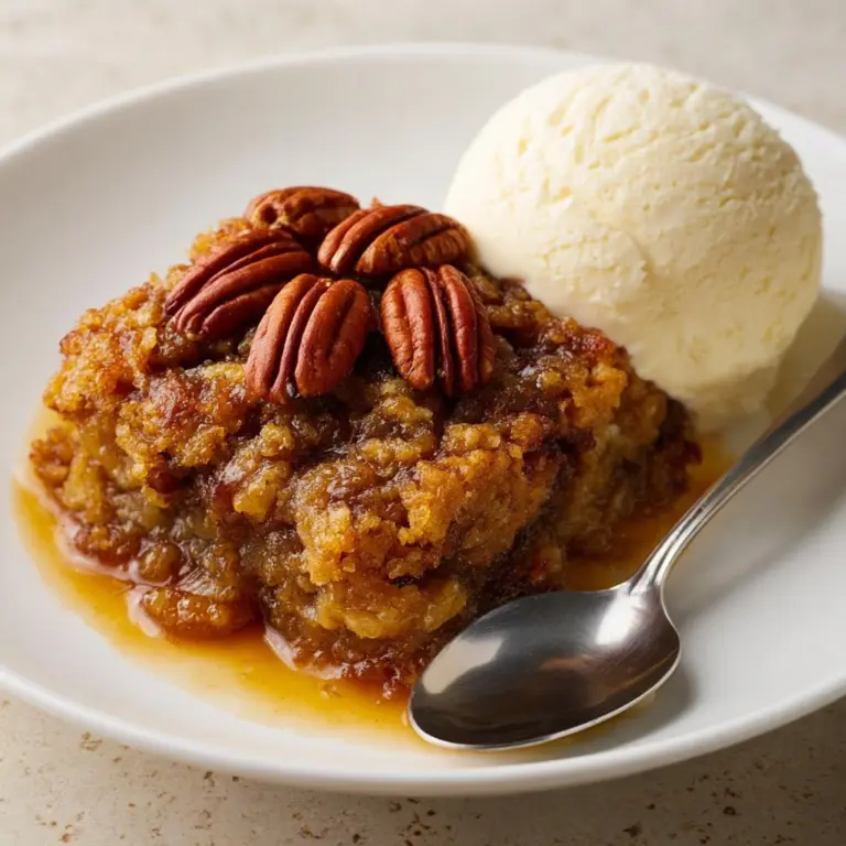 Pecan Pie Dump Cake – Easy, Gooey & Delicious Recipe