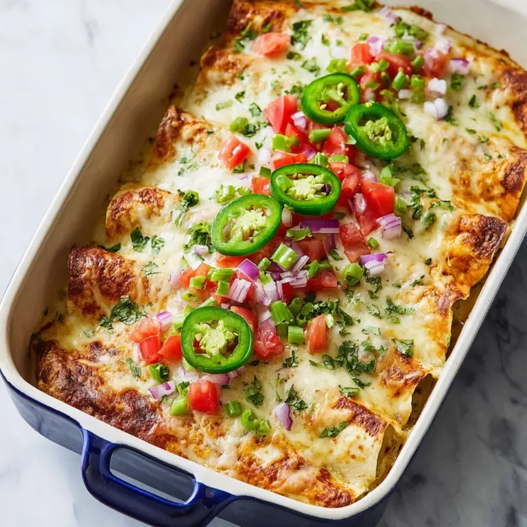 Creamy White Chicken Enchiladas Recipe