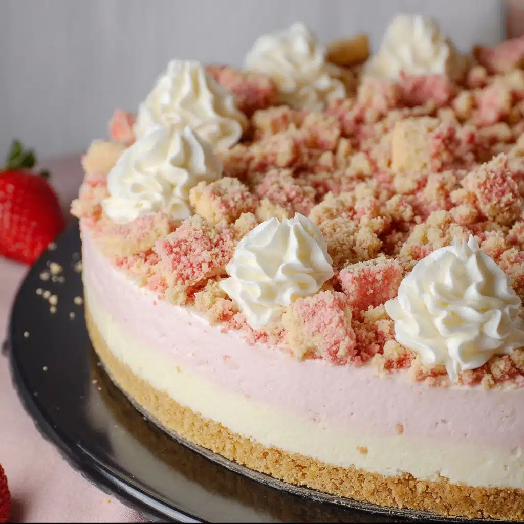 Strawberry Crunch Cheesecake Recipe