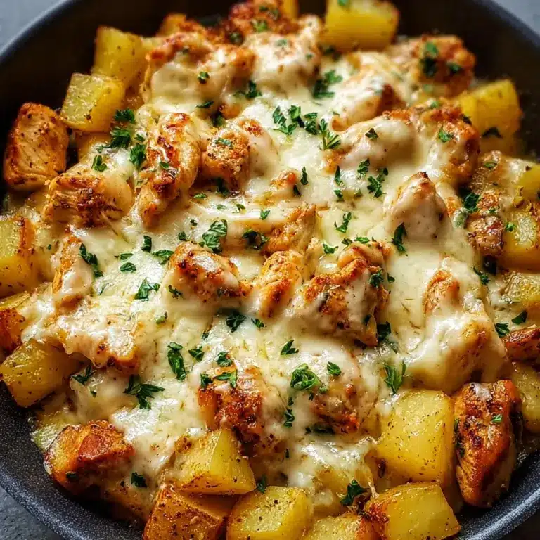 Garlic Parmesan Chicken and Potatoes Recipe