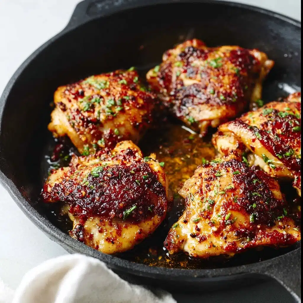 Garlic Butter Baked Chicken Thighs Recipe - Recipe Image