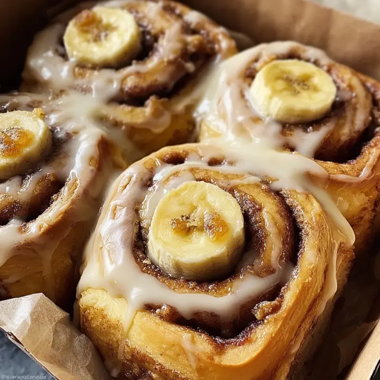 Banana Bread Cinnamon Rolls Recipe
