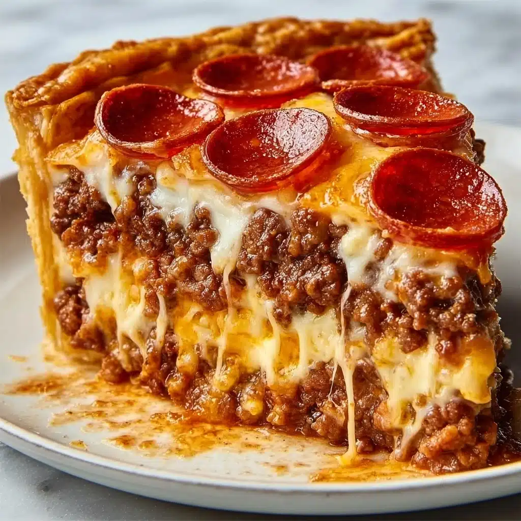 The Pizza Burger Pie Recipe - Recipe Image