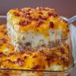 Loaded Potato Meatloaf Casserole Recipe