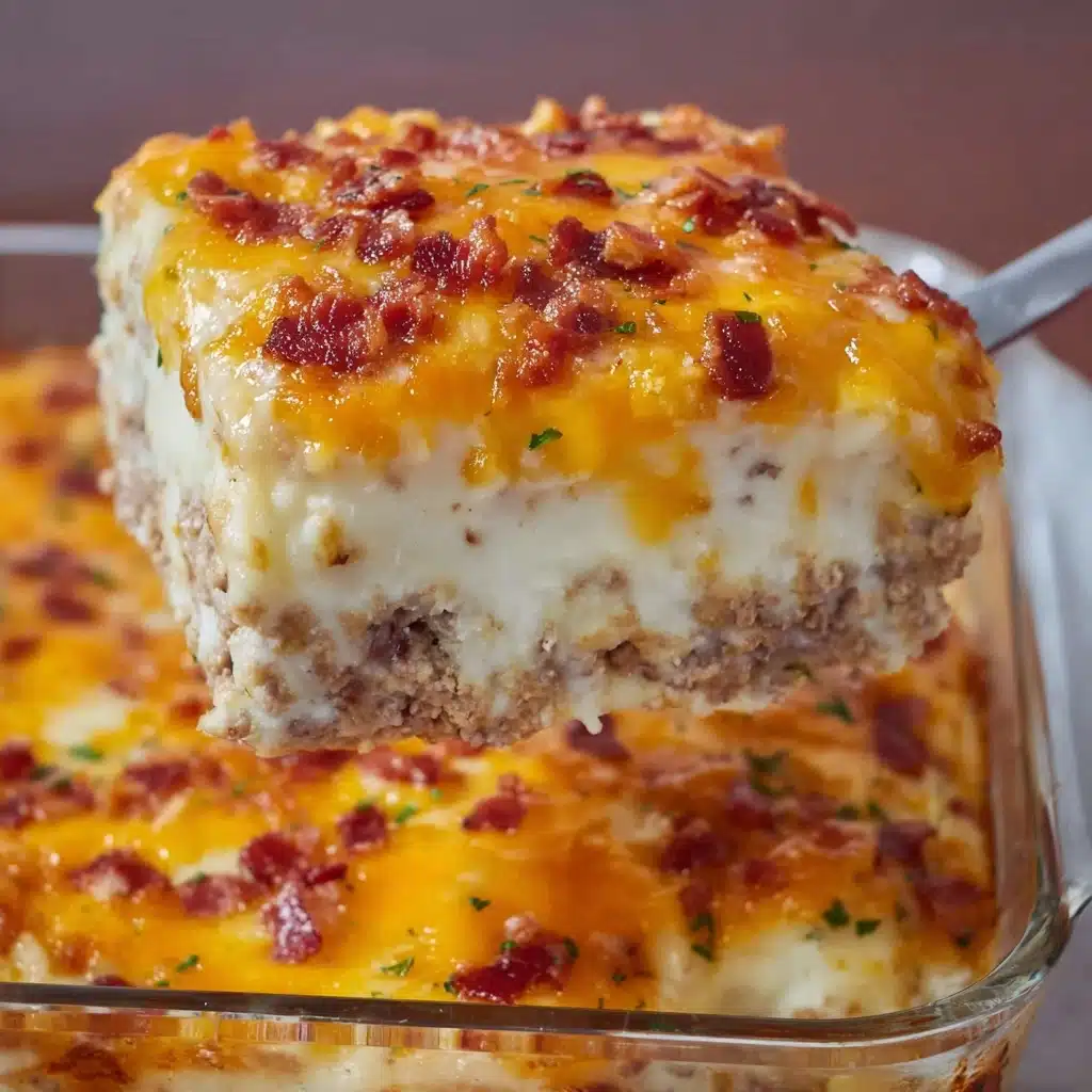 Loaded Potato Meatloaf Casserole Recipe