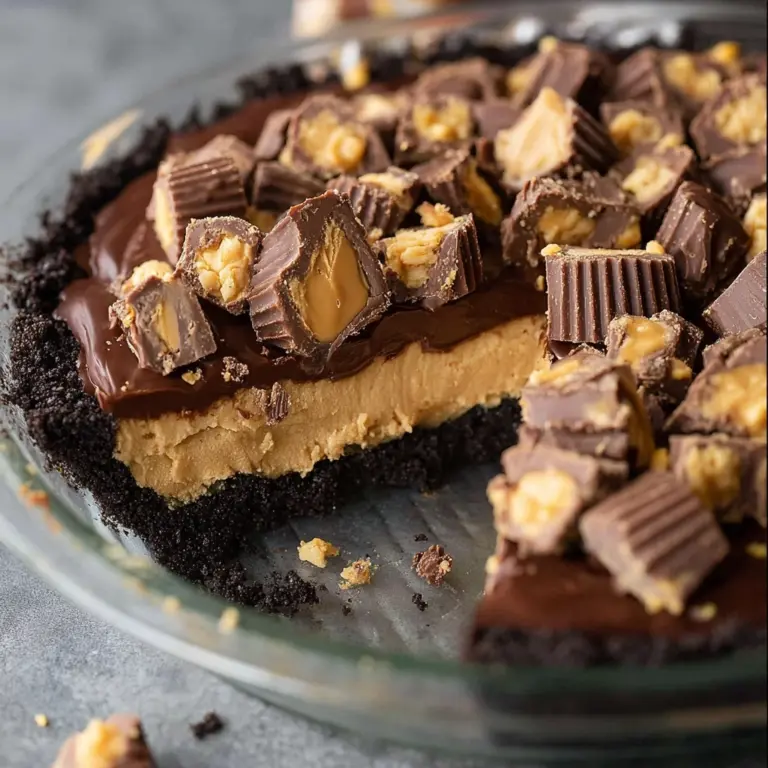 Giant Reese’s Peanut Butter Cup Pie Recipe