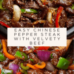 Tender and Flavorful Chinese Pepper Steak Recipe