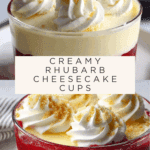 Rhubarb Cheesecake Creams Recipe