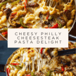 Philly Cheesesteak Pasta Recipe