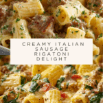 Creamy Italian Sausage Rigatoni Recipe