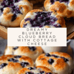 Fluffy Cottage Cheese Blueberry Cloud Bread Recipe