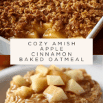 Amish-Style Apple and Cinnamon Baked Oatmeal Recipe