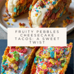 Fruity Pebbles Cheesecake Tacos Recipe