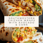 Crunchy Southwestern Chicken Wrap Recipe