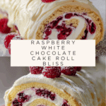 Raspberry White Chocolate Cake Roll Recipe