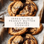 Peanut Butter Chocolate Caramel Cookies Recipe