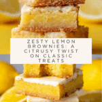 Lemon Brownies Recipe