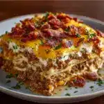 Cheesy Loaded Meatloaf Casserole Recipe